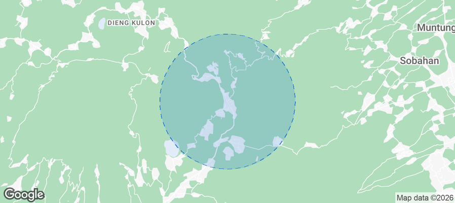 Kejajar Airbnb map